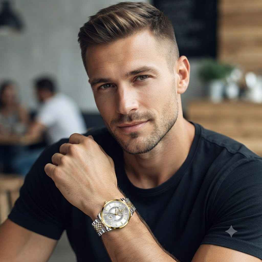 RELOJ CHRONO PLATEADO-SOTISFICACION, PRECISION Y PRESENCIA EN CADA MOMENTO