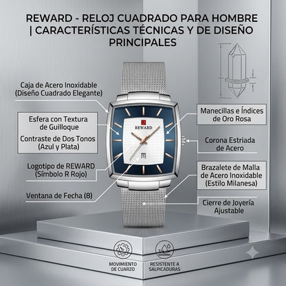 RELOJ DE MODA PARA HOMBRE-MARCA LA DIFERENCIA CON UN SOLO ACCESORIO