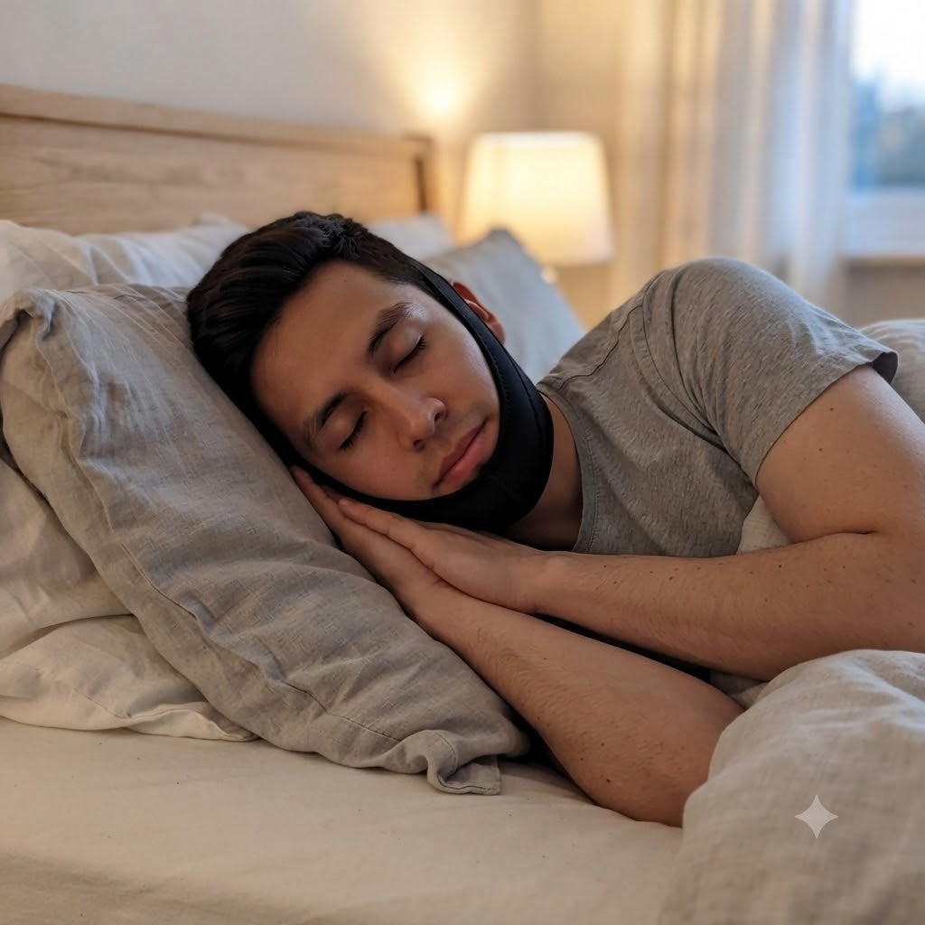 CORREA DE BARBILLA-SOPORTE ERGONOMICO PARA MEJORAR TU MANDIBULA CON TOTAL CONFORT