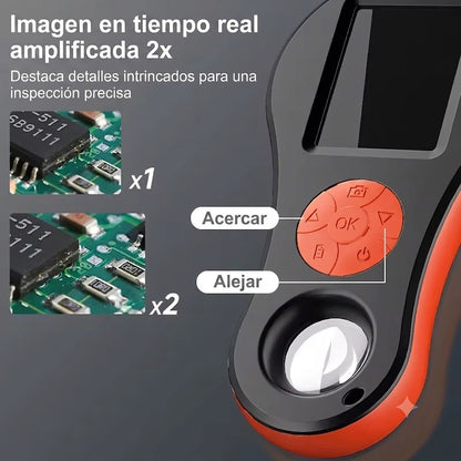 MICROSCOPIO PORTATIL-IPS DE 2,0 PULGADAS HD 1080P 500X