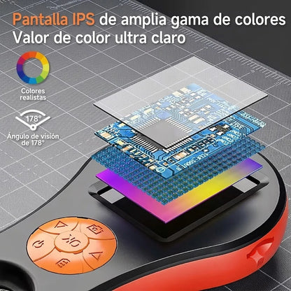 MICROSCOPIO PORTATIL-IPS DE 2,0 PULGADAS HD 1080P 500X TIK