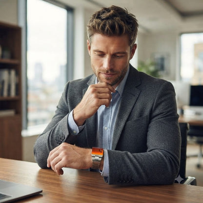 RELOJ POEDEGAR FUTURISTA-DISEÑO MINIMALISTA CON PRESENCIA INIGUALABLE