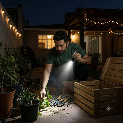 LINTERNA PHILIPS-DE ALTO LUMEN COB CON FUNCION DE ILUMINACION LATERAL