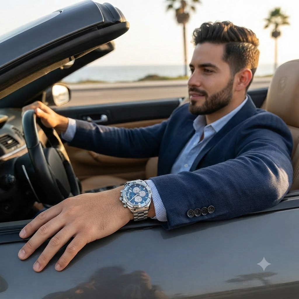 RELOJ CRONOGRAFO-MULTIFUNCIONAL PERFECTO PARA USO DIARIO