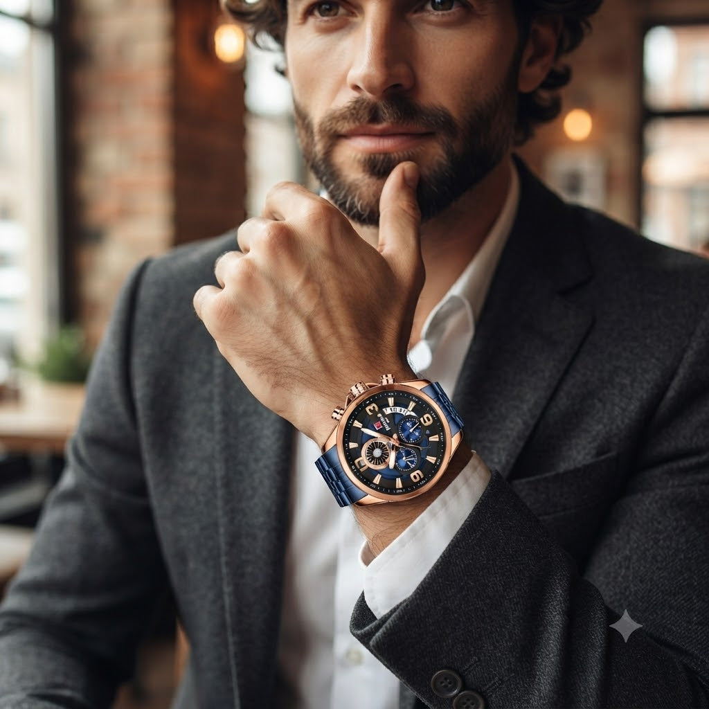 RELOJ DEPORTIVO ELEGANTE-UN DISEÑO EXCLUSIVO QUE COMBINA LUJO,RENDIMIENTO Y ESTILO