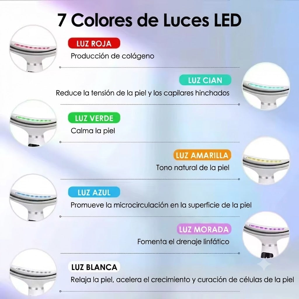 MASAJEADOR DE CUELLO Y CARA LED-TERAPIA DOMESTICA EN POCOS MINUTOS