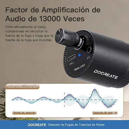 DETECTOR DE FUGAS DE AGUA Y TUBERIAS-KIT PROFESIONAL DE DETECCION PARA EL HOGAR
