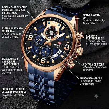 RELOJ DEPORTIVO ELEGANTE-UN DISEÑO EXCLUSIVO QUE COMBINA LUJO,RENDIMIENTO Y ESTILO