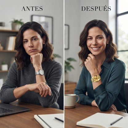 RELOJ DISEÑADO PARA BRILLAR - EXCLUSIVO  Y HECHO CON MATERIALES RESISTENTES