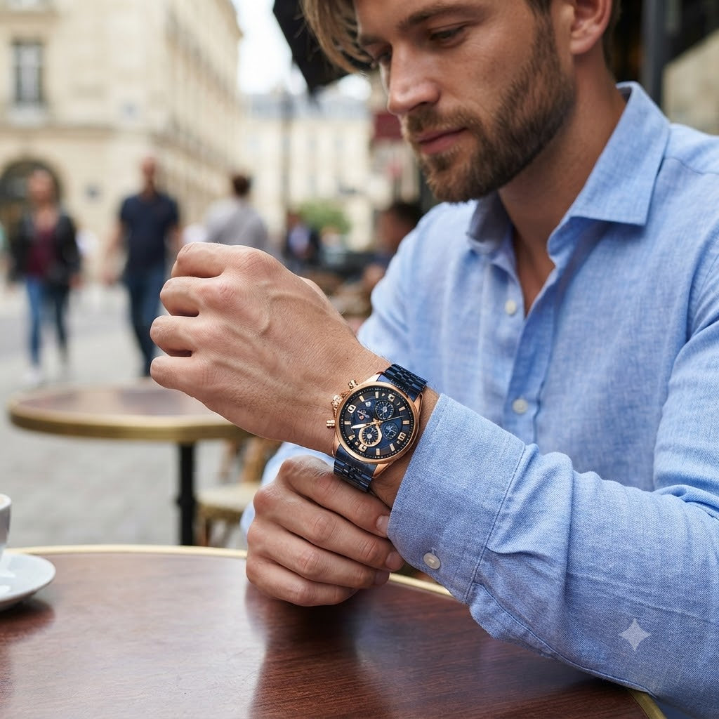 RELOJ DEPORTIVO ELEGANTE-UN DISEÑO EXCLUSIVO QUE COMBINA LUJO,RENDIMIENTO Y ESTILO