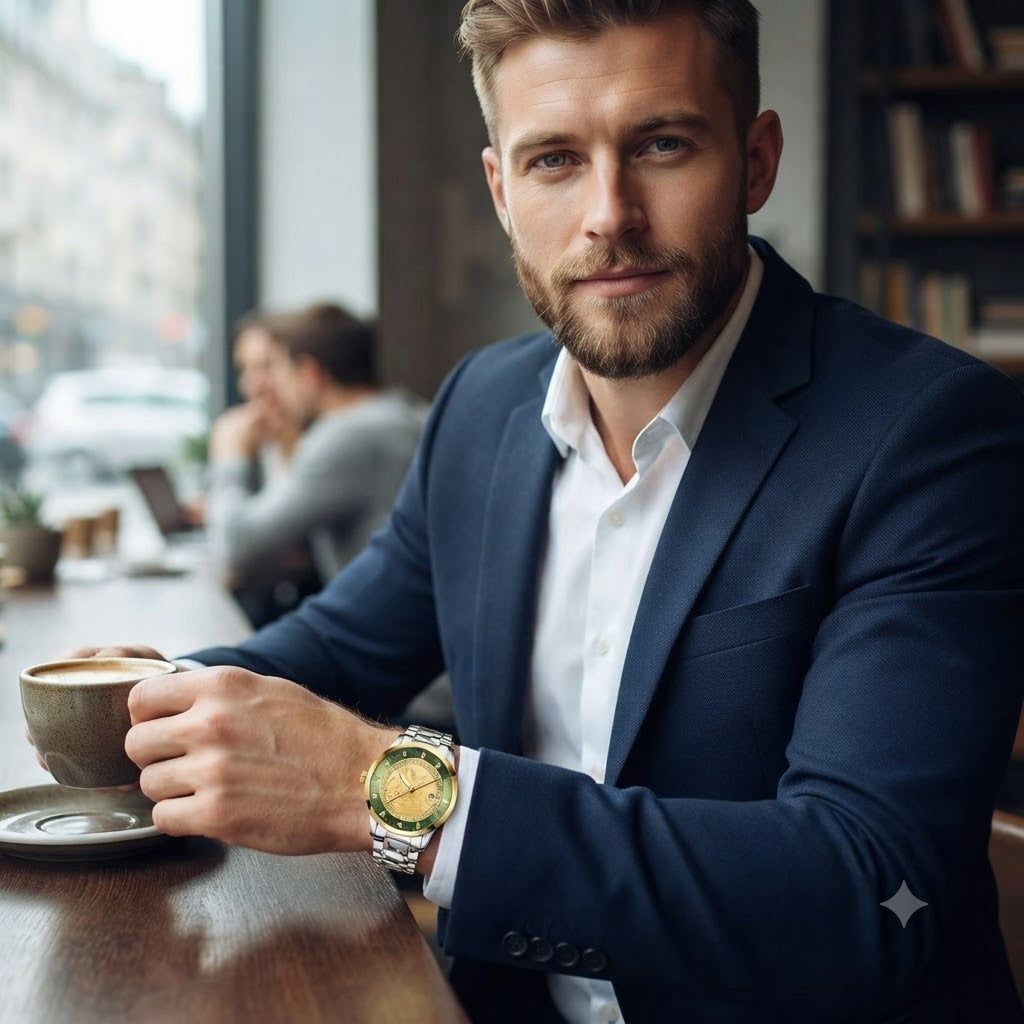 RELOJ MONACO ELITE-DISEÑO REFINADO CON ACABADOS DE ALTO NIVEL