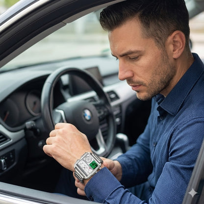 RELOJ DIGITAL FUTURISTA - DISEÑO MODERNO QUE PAPÁ NESECITA USAR TODOS LOS DIAS