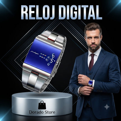 RELOJ CON DISEÑO EXCLUSIVO - MATERIALES FINOS Y RESISTENTES AL AGUA LA