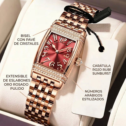 RELOJ ELEGANTE-LUJO Y GLAMUR EN TU MUÑECA PERFECTA PARA TI