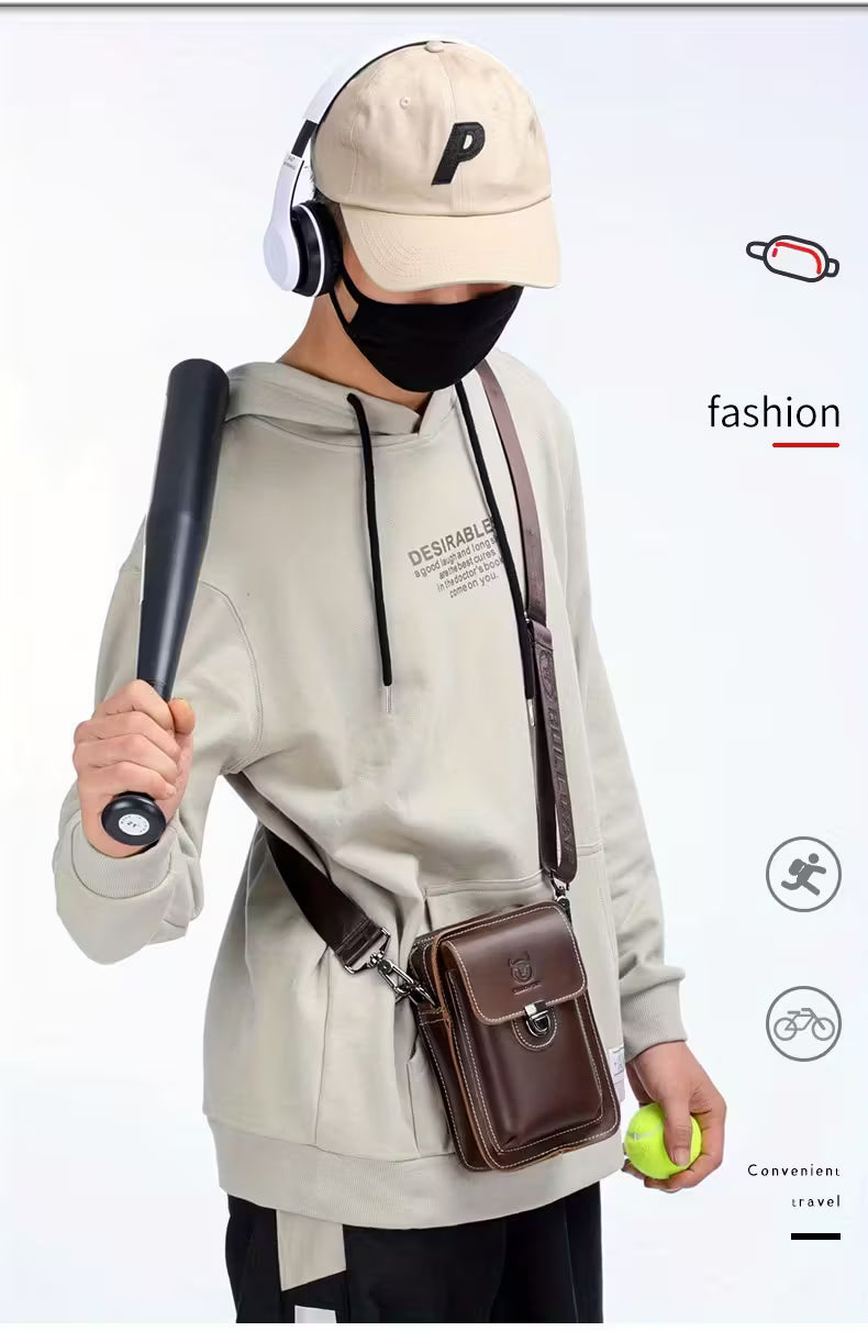BOLSO CUERO PARA HOMBRE- CALIDAD GARANTIZADA